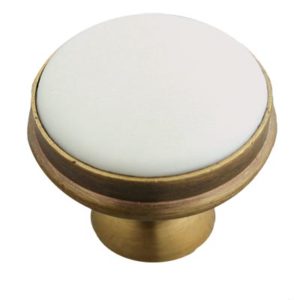 Porcelain cabinet knob