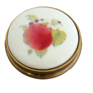 Apple Porcelain Knob