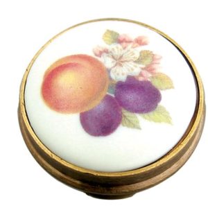 Peach Porcelain Knob