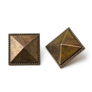 Aged Brass Door Stud