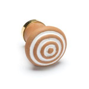 Terracotta joinery knob